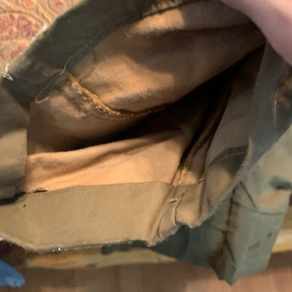 MENS - sz 36x29 VINTAGE 1950/1960s Field and Fireside brush canvas hunting pants - Picture 16 of 16